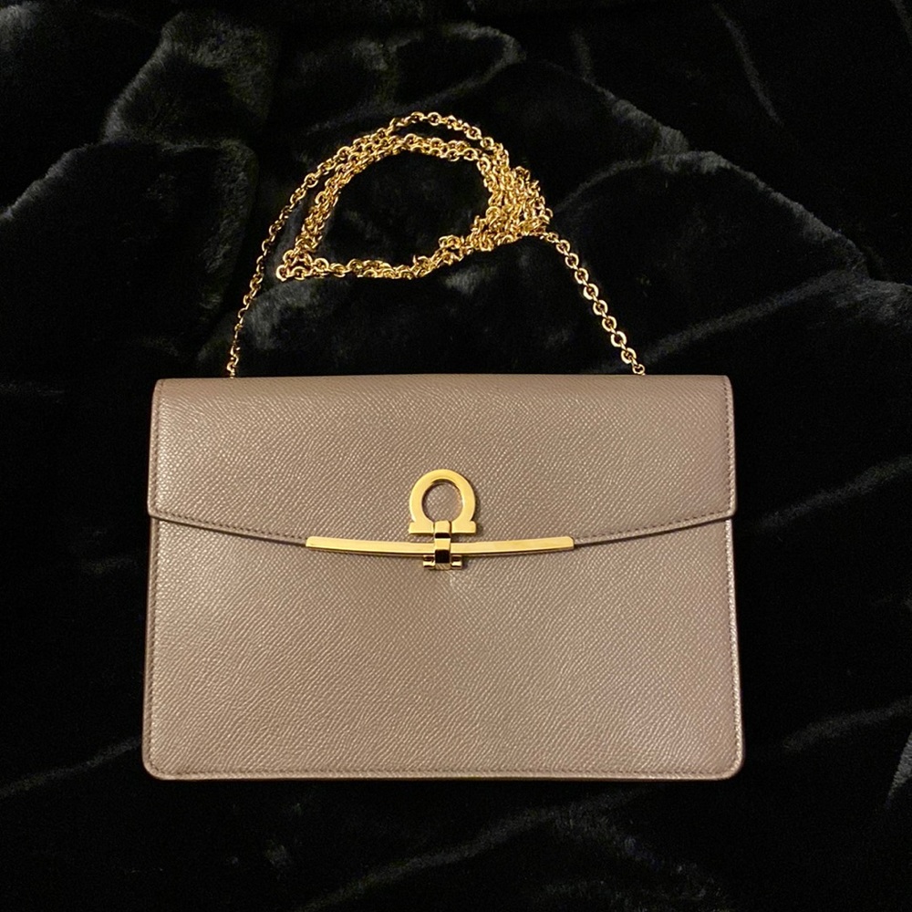 Salvatore Ferragamo Gancini cross body bag, very clean condition. Lightly used